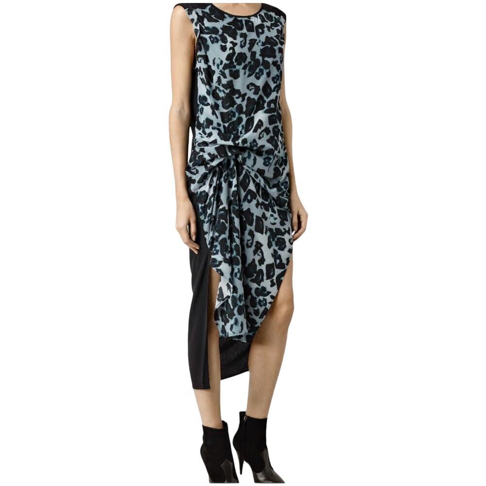 Leopard Print Sleeveless Dress